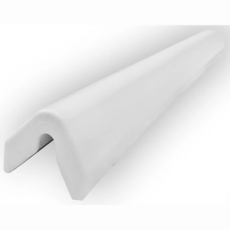 Причальный кранец L-образный белый 890х110х80мм (ДУ-1-Б, 10258059)